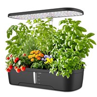 Machine de culture hydroponique intelligente à 12 trous pour légumes et fleurs, entièrement automatique, sans sol, écologique, pour l'extérieur