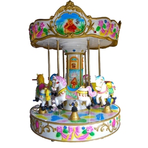 Manège miniature à 6 places pour enfants, à monnayeur, pour parcs d'attractions intérieurs, à vendre - Product Image 3