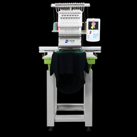 Fujiwara — machine de broderie portative à tête unique, pour t-shirt, chapeau, broderie plate