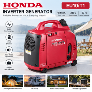 Générateur inverseur portable <span class=keywords><strong>à</strong></span> essence Honda EU10iT1 0,9 kVA, 230 V 50 Hz, compact et silencieux, idéal pour les voyages en camping-car et les caravanes - Product Image 2