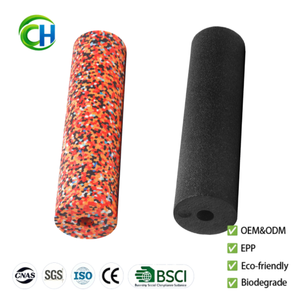 ลูกกลิ้งโฟม EPP สีดำ ขนาด 28.5 ซม. เป็นมิตรกับสิ่งแวดล้อม สำหรับนวดคลายกล้ามเนื้อ บรรเทาอาการตึง ใช้สำหรับโยคะและพิลาทิส - Product Image 2