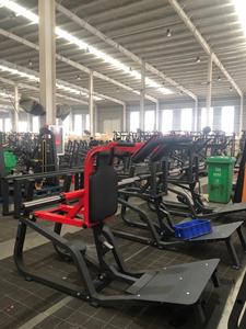 Gym commerciale puissance <span class=keywords><strong>musculation</strong></span> équipement de Fitness plaque d'acier chargé hanche en forme de V <span class=keywords><strong>cuisse</strong></span> formateur Squat Machine jambe <span class=keywords><strong>presse</strong></span> - Product Image 4