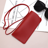 Étui à lunettes en cuir PU YY populaire, design simple, portable, idéal pour les voyages, promotionnel, fait main, cadeaux de bienvenue, mode, pour lunettes de vue et de soleil
