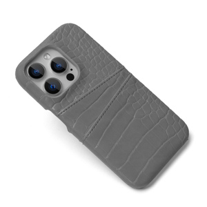 Coque de téléphone <span class=keywords><strong>portable</strong></span> antichoc élégante grise pour accessoires de Smartphone de style minimaliste IP12 13 14 15 Pro Max - Product Image 4