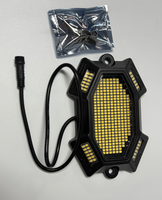Feux de roche super lumineux à 324 LED blanc pur, pods d'éclairage sous carrosserie de qualité marine pour camions tout-terrain, SUV, yachts, éclairage extérieur IP68
