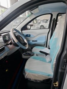 Auto Eléctrico BRT Seagull MINI, Vehículo Eléctrico de Baja Velocidad, Interior Azul y Blanco, Auto de Nueva Energía, Hecho en China - Product Image 1