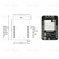 Carte de développement Esp32-cam Esp32-cam-mb Micro USB Esp32 Série vers Wifi Esp32 Cam avec caméra OV2640 5V CH340 CH340G