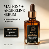 Sérum facial anti-âge MRUIS au collagène et à la caféine, acide hyaluronique, vitamine C, végétalien, raffermissant, anti-rides, 30 ml, OEM ODM