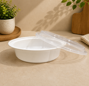 Recipientes de Plástico PP Resistentes para Alimentos, Aptos para Microondas, Cajas Bento Reutilizables para Preparación de Comidas con Tapas - Product Image 1