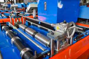 1200mm 먹이 다리 갑판 사다리꼴 지붕 시트 상업용 금속 지붕 용 금속 패널 롤성형 기계 - Product Image 4