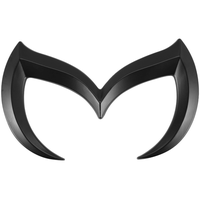 Emblème de voiture modifié en métal General Motors, logo en forme de M, badge, autocollant, adapté à Mazda