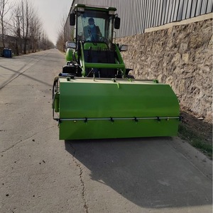 Barredora de carreteras para obras de construcción con cepillo y neumáticos grandes, máquina de limpieza de alta eficiencia - Product Image 4