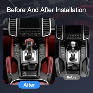 NaviHua for Porsche Cayenne 2011-2017 <b>Gear</b> Shift <b>Knob</b> Kit with LED Illuminated Shifter Custom <b>Gear</b> <b>Knob</b> Transmission Upgrade Kit - Product Image 2