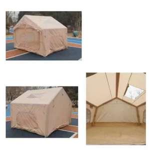 เต็นท์แคมป์ปิ้งพกพาสำหรับครอบครัว 4 ฤดู ผ้าอ๊อกซ์ฟอร์ดกันน้ำ หลังคาเป่าลมทันสมัย สำหรับ 2-4 คน สำหรับการเดินทางกลางแจ้ง - Product Image 3