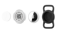 Le plus récent collier Gps pour animaux de compagnie de Code QR d'étiquette d'identification de chien réglable avec le support d'Airtag de collier de chat pour le traqueur d'animal familier