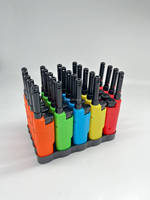Briquet électrique rechargeable moderne en alliage, briquet à arc pour barbecue avec boîte cadeau, briquet en plastique pour pipe à tabac pour le camping