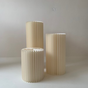 Q-131 gros papier nid d'abeille <span class=keywords><strong>Origami</strong></span> pliant colonne romaine Guide routier pour table à dessert bébé fiançailles fête mariage - Product Image 6