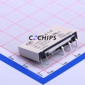 HF41F/12-Z8ST Power Relay Bent Lead Through Hole,15x28mm Relay 12V 1 Changeover: 1C (SPDT-Changeover)::: 5 6A-30VDC/6A-250VAC - Product Image 1