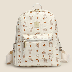 Zaino Estivo da Donna in PU con Cerniera, Borsa Retrò alla Moda per Viaggi e Studenti, Caratteristica Durevole - Product Image 3