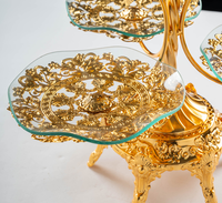Plateau à fruits secs en verre céramique de style européen, écologique, style luxe léger, décoration haut de gamme pour salon, maison, créatif