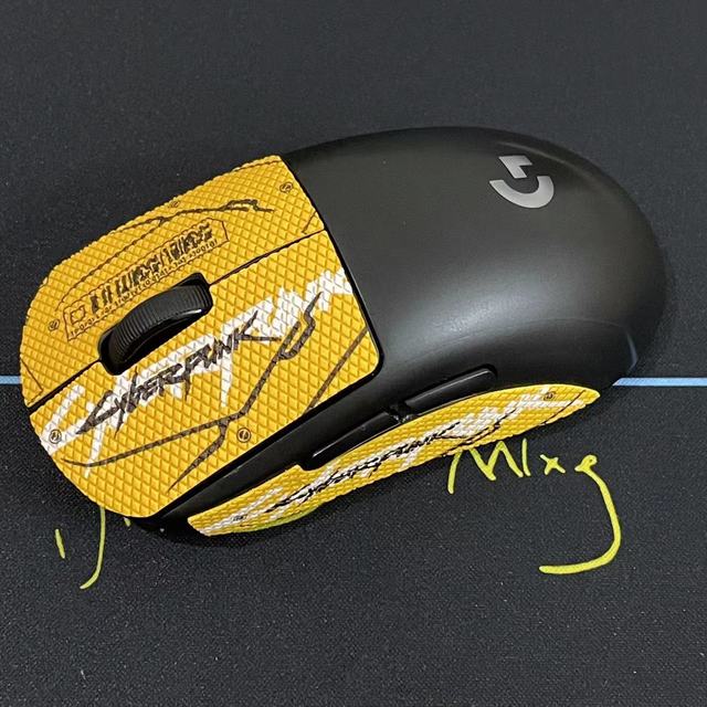 New product explosion Logitech gpwx athletic mouse anti-slip stickers non-slip sweat dog fart king II print set stickers & skins