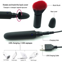 Nouveau stimulateur de Clitoris Rechargeable Camouflage Sex Toy 10 Modes vibrant maquillage brosse balle vibrateur pour femme
