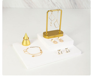 JINSKY Vente en gros Organisateur de bijoux en métal Porte-boucles d'oreilles Présentoir à bijoux - Product Image 6