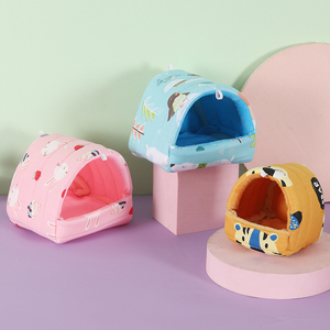 Nid pour animaux de compagnie pour Hamster accessoires lit pour animaux de compagnie souris coton maison petit Animal nid hiver chaud pour lapin/rongeur/cochon d'inde/<span class=keywords><strong>Rat</strong></span> - Product Image 3