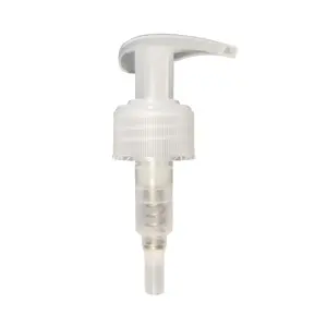 28/410透明彩色左右螺旋塑料乳液泵定制奶油泵24毫米泵乳液
