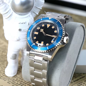 Montre mécanique de luxe pour homme, logo personnalisé, style rétro, super lumineuse, fabrication japonaise, aiguille flocon de neige, haute qualité - Product Image 1