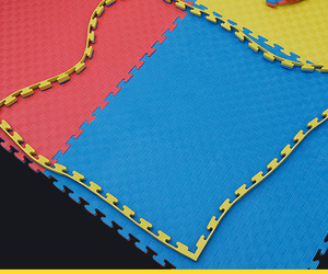 Losetas de Ejercicio de Espuma EVA Encajables de 1mx1m, Alfombrilla de Espuma EVA de 2cm, Alfombrilla de Piso Tipo Tatami - Product Image 5