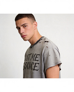 <span class=keywords><strong>T</strong></span>-<span class=keywords><strong>Shirt</strong></span> Oversize da Uomo Streetwear Hip Hop con Grafica, Maglietta Casual a Maniche Corte in Cotone, Moda Estiva, Vestibilità Ampia, Top da <span class=keywords><strong>Skateboard</strong></span> OEM - Product Image 4