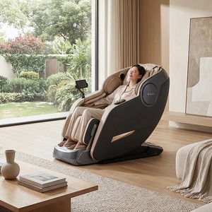 Silla de Masaje de Lujo Ningbo Real Leather China Best Luxury Relax Harmony Zero 8D, Fabricante - Product Image 1