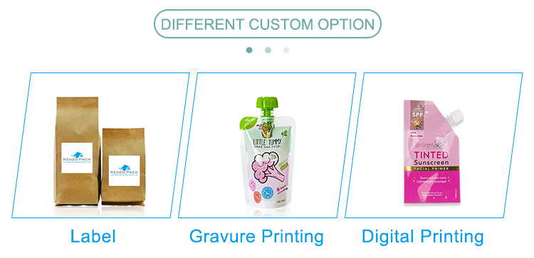 Kraft Paper Sachet Stand Up Pouch Kraft Paper Bag With Window, Sachet Kraft Stand Up Paper Pouch