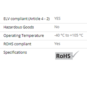 Clip per Fascicolazione, <span class=keywords><strong>L</strong></span>=39.0mm, Nero, 500 Pezzi Art.-No. 102-67066 |   ATSBCFT6LG-PA66HIRHS-BK | - Product Image 3