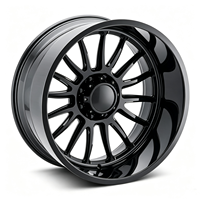 Jantes forgées SL 22X12 24X12 24X14 26X14 28X16 8x170 8x180 6x139.7 à profil profond avec enjoliveurs flottants pour GMC Sierra 1500 2500 3500