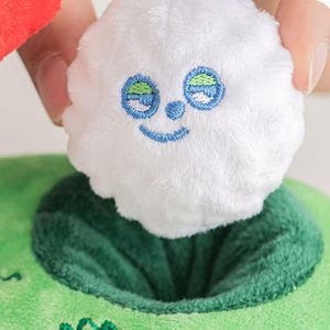 Juguete de peluche interactivo para perros con sonido de papel y voz, de algodón, para esconder y buscar, con diseño de golf, lindo y divertido. - Product Image 6
