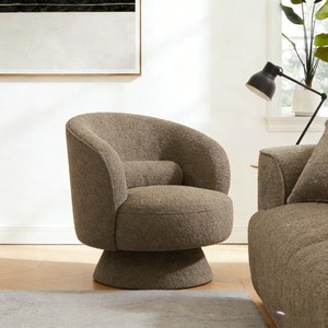 Juego de Muebles para Sala de Estar Dwoo, Diseño Moderno y Minimalista, Sofá Modular de 3 Plazas con Silla Giratoria, para Interiores del Hogar - Product Image 2