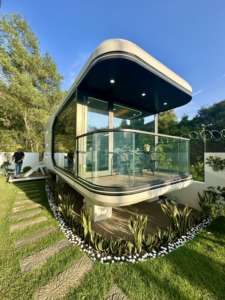 קפסולות קמפינג מעוצבות יוקרתיות, בתים טרומיים בסגנון אפל, בית קפסולה, קפסולת חלל עם מערכת חכמה - Product Image 4