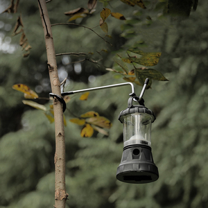 Camping Equipment Hunting Fishing Lantern Hanger Stainless Steel Outdoor Portable Tent <strong>Pole</strong> Post Lamp Holder <strong>Hook</strong> - Product Image 2