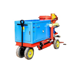 Machine à projection de béton humide et sec pour tunnels, équipement de pulvérisation de béton avec moteur 7,5 kW, pulvérisateur à béton à haut moment de charge - Product Image 1