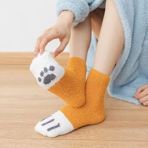 Calcetines Térmicos de Invierno para Mujer Qichuan OEM, Transpirables, Antideslizantes, con Diseño de Animales, Cálidos, al por Mayor - Product Image 6