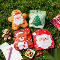 Sac cadeau refermable personnalisable en PE avec fermeture éclair pour emballage, 100 pièces, compatible sérigraphie et marquage à chaud CPP