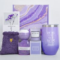 Coffrets cadeaux personnalisés avec logo imprimé pour la Fête du Poisson d'avril, pour le bain, le corps et le spa, pour femmes, meilleures amies, épouses, en tissu Shanqi