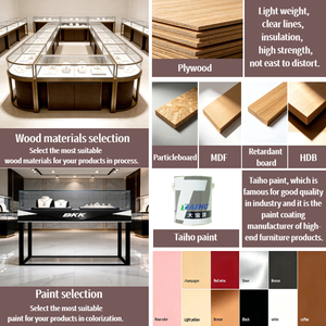 Bancone Bar Profumeria Moderno Minimalista con LED e Dettagli Dorati, Stazione Tester Fragranze Eco-Friendly per Negozi di Lusso e Arredamento Boutique - Product Image 5