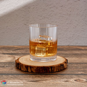 Gobelet en plastique à rayures verticales <span class=keywords><strong>de</strong></span> 25 cl, gobelet à rainures pour whisky, café, <span class=keywords><strong>verre</strong></span> à whisky en plastique nervuré - Product Image 1