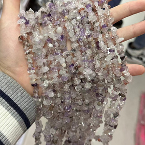 Offre Spéciale – Pierre de Guérison en Quartz Rouge Naturel, Cristal de Guérison Rouge, Fil de 80 cm de Long, Irrégulier, pour la Décoration de Bijoux - Product Image 6