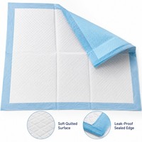 Tapis d'apprentissage jetables pour chiots bleus, absorption rapide, anti-fuite, surface non-tissée, fourniture directe usine, OEM en gros