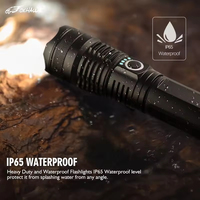 Lampe torche portable 1000 lumens, rechargeable par USB, en alliage d'aluminium, avec zoom, indice de protection IP65, lampe LED tactique pour extérieur