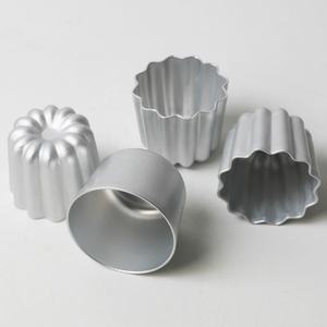 <span class=keywords><strong>Moule</strong></span> à dessert en gelée cannelée à pâtisserie française Moules à gâteau Cannele en aluminium anodisé robuste Moules à canele - Product Image 3